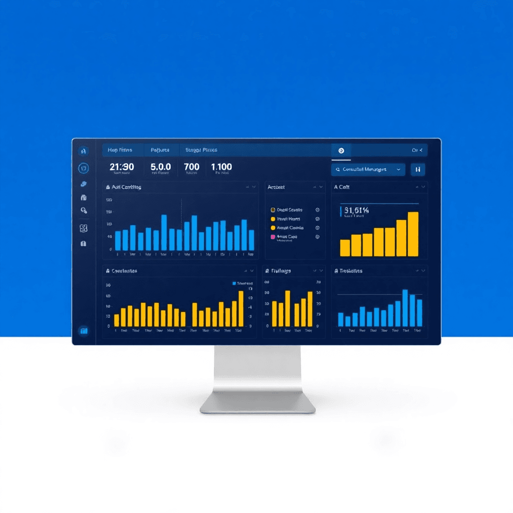 Dashboard de gestão de suprimentos